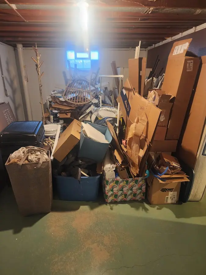 Roll-off dumpster container at job site for 15 Yard Dumpster Rental in Rosita